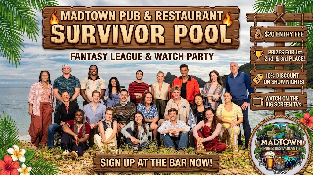 MadTown Pub & Restaurant Survivor Pool — fantasy league and watch party